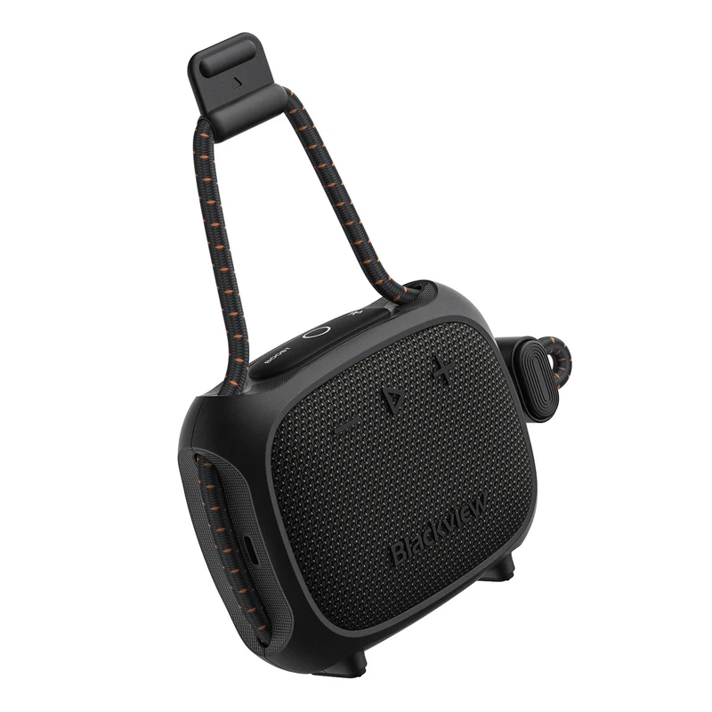 Blackview AuraBass 1 – Mini Enceinte Bluetooth Portable Stéréo IPX7 – Étanchéité Totale pour Activités de Plein Air