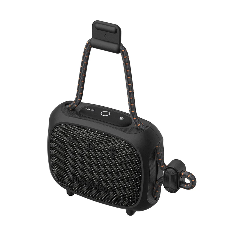 Blackview AuraBass 1 – Mini Enceinte Bluetooth Portable Stéréo IPX7 – Étanchéité Totale pour Activités de Plein Air