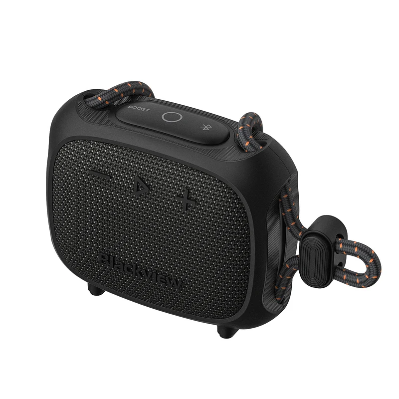 Blackview AuraBass 1 – Mini Enceinte Bluetooth Portable Stéréo IPX7 – Étanchéité Totale pour Activités de Plein Air