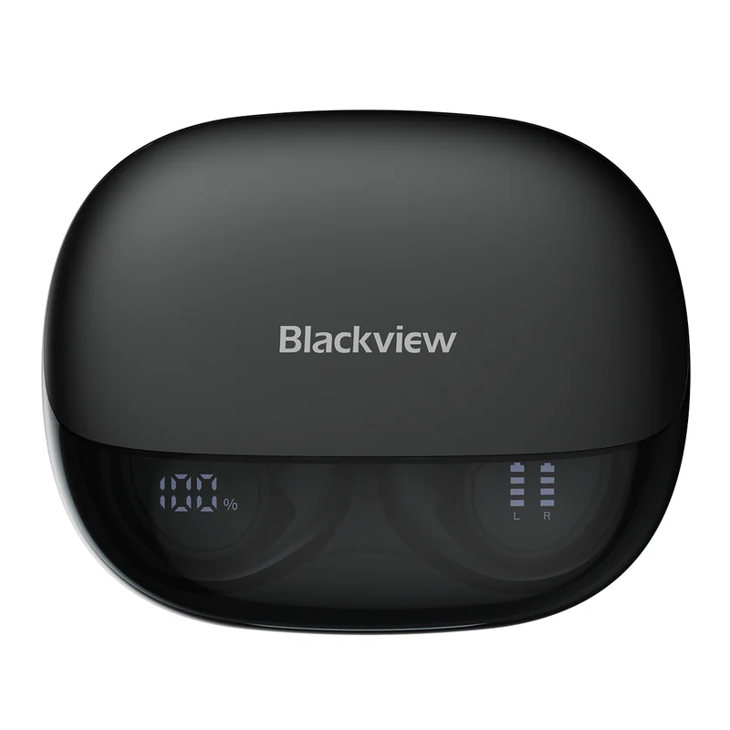 Blackview AirBuds 300 – Écouteurs Intra-Auriculaire OWS à Oreille Ouverte – IPX5 Étanchéité – Affichage Numérique Batterie – Micro ENC Réduction de Bruit – Bluetooth 6.0