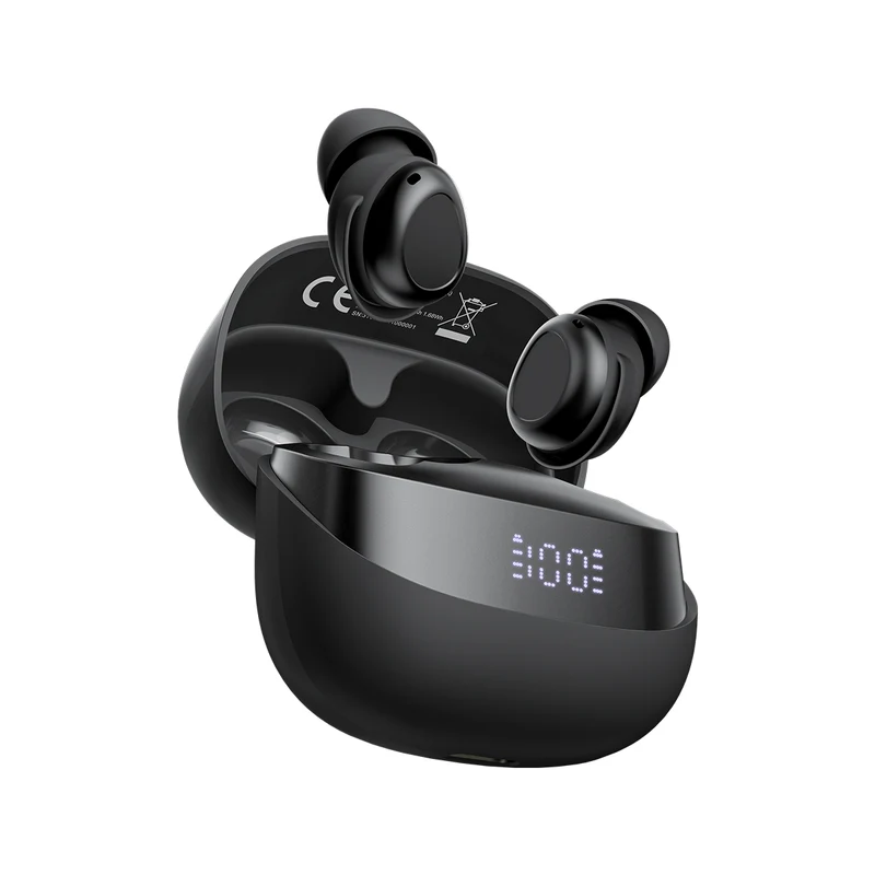 Blackview AirBuds 9 – Écouteurs Intra-Auriculaire TWS avec Affichage LED Intelligent – Réduction de Bruit PNC – Mode Veille