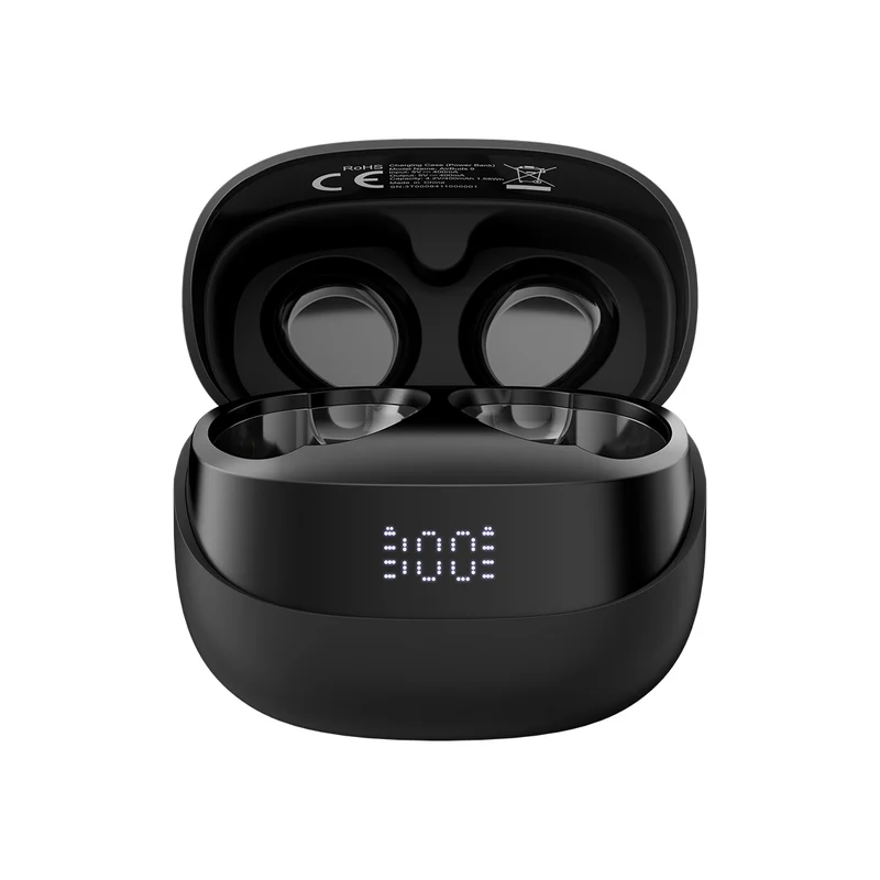 Blackview AirBuds 9 – Écouteurs Intra-Auriculaire TWS avec Affichage LED Intelligent – Réduction de Bruit PNC – Mode Veille