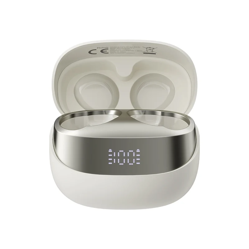 Blackview AirBuds 9 – Écouteurs Intra-Auriculaire TWS avec Affichage LED Intelligent – Réduction de Bruit PNC – Mode Veille