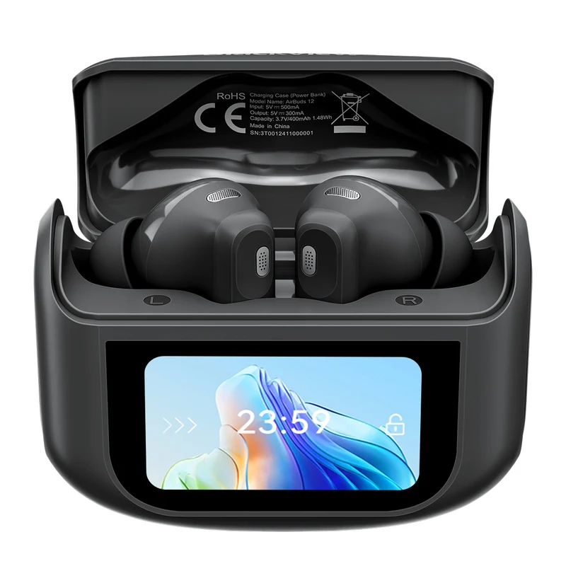 Blackview AirBuds 12 – Écouteurs Intra-Auriculaire TWS IPX7 – Réduction de Bruit ANC + ENC