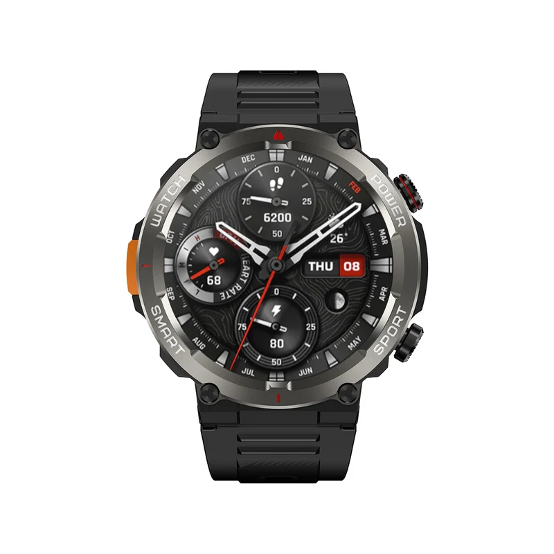 Blackview W50 Pro – Montre Connectée Robuste IP68 avec Lampe Torche LED – Écran 1,45"