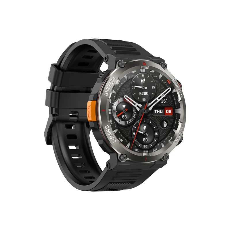 Blackview W50 Pro – Montre Connectée Robuste IP68 avec Lampe Torche LED – Écran 1,45"