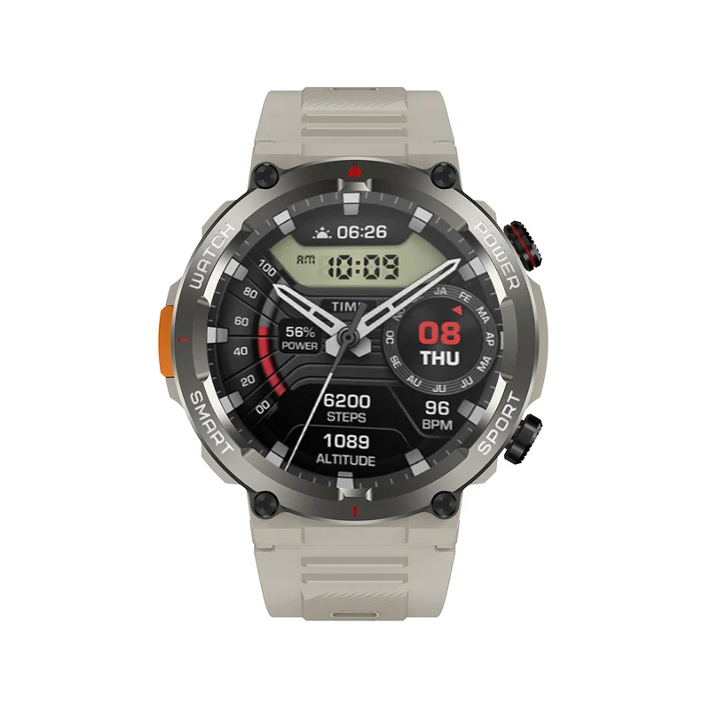 Blackview W50 Pro – Montre Connectée Robuste IP68 avec Lampe Torche LED – Écran 1,45"