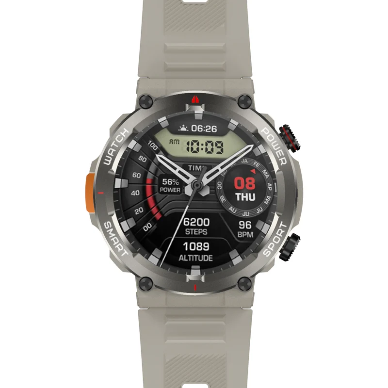 Blackview W50 Pro – Montre Connectée Robuste IP68 avec Lampe Torche LED – Écran 1,45"