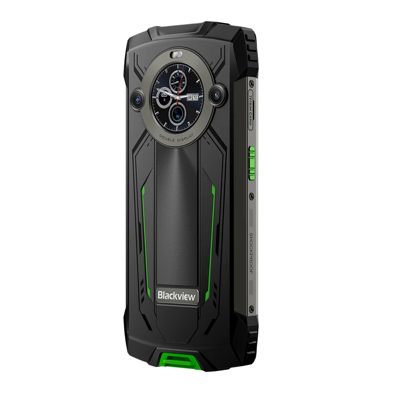 Blackview BV8200 – Smartphone Robuste 4G | Double Écran 6,5"+1,3", 8800 mAh, 12 Go+256 Go