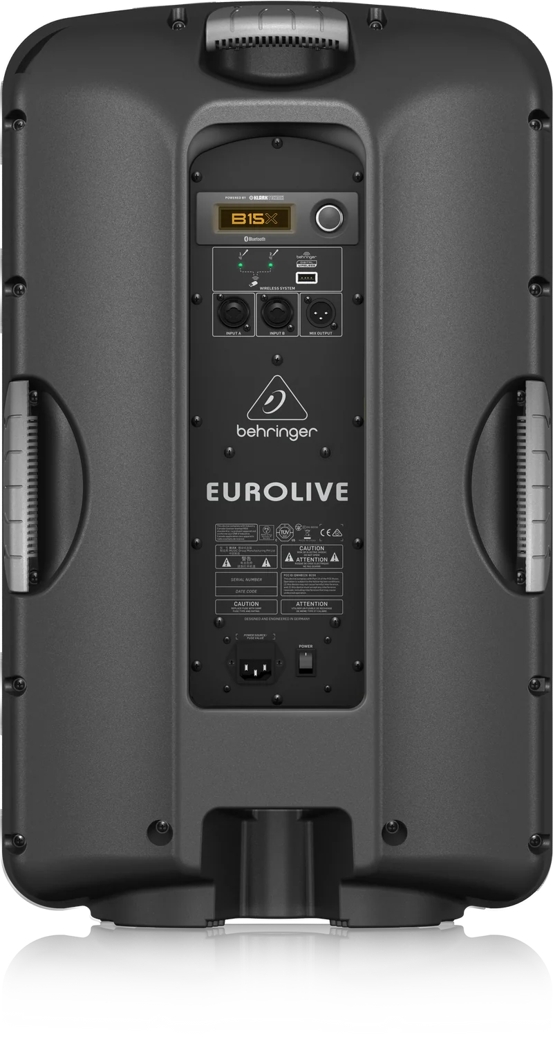 Behringer B15X 1000W 2-Way 15" Powered Loudspeaker with Digital Mixer - OPEN BOX