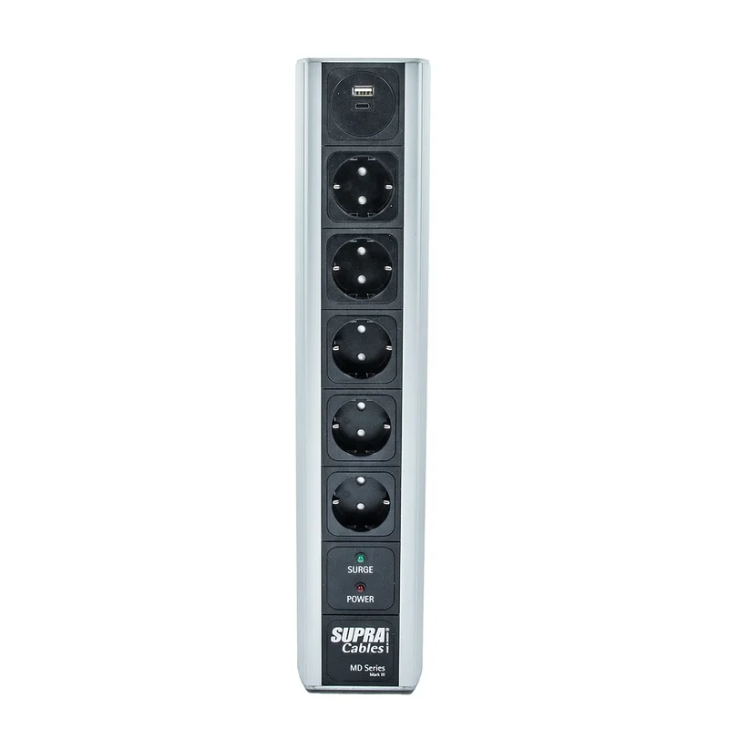 Supra Cables LoRad Netzleiste MK III DC - Mit Filter, Überspannungsschutz, USB und DC Blocker