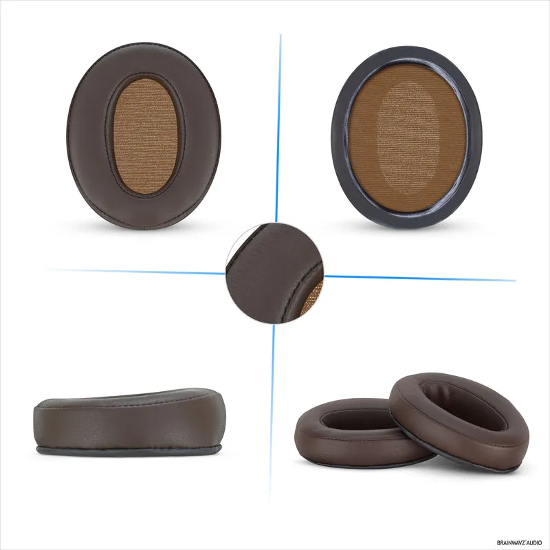 Coussinets de rechange pour casque SENNHEISER Momentum 2 - Cuir PU souple et mousse à mémoire de forme