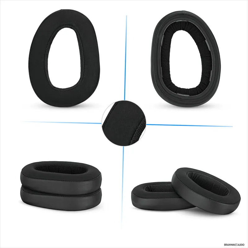Coussinets de rechange pour écouteurs Sennheiser GSP500, GSP550, GSP600 et GSP670 - Cuir PU et mousse à mémoire de forme