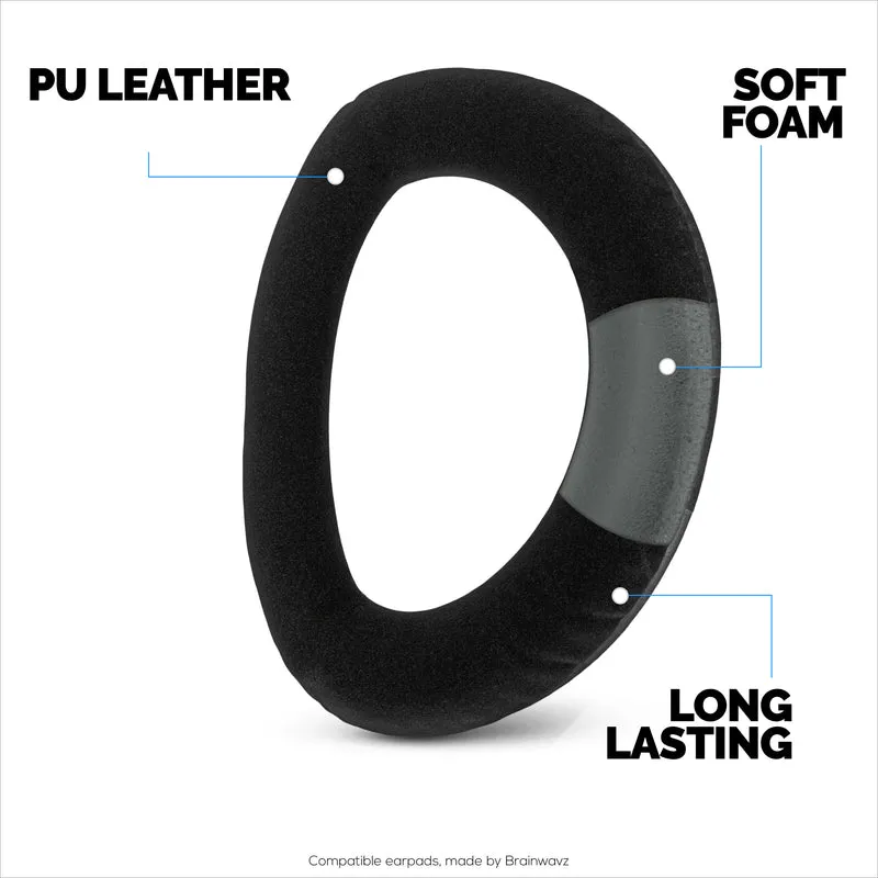 Coussinets de rechange pour casque Sennheiser HD800 - Cuir PU et mousse souple