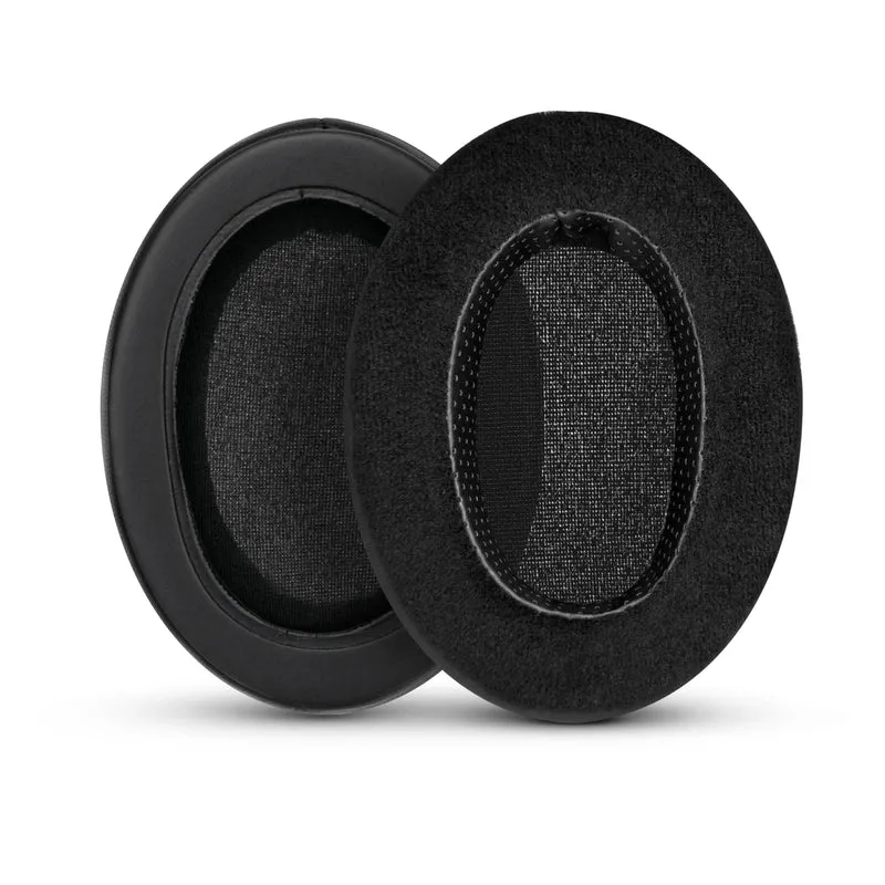 Coussinets d'oreille hybrides pour casques Steelseries Arctis Nova Pro Wireless, Nova Pro Omni et Nova Elite - Mousse à mémoire de forme avec revêtement en velours et cuir PU