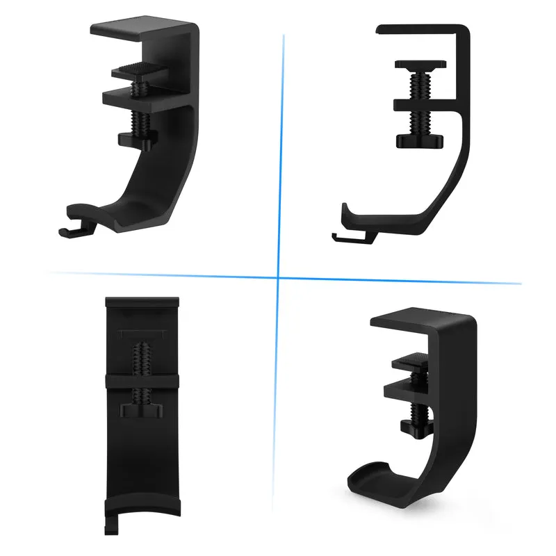 Brainwavz Claw – Support pour casque sous le bureau, à visser, facile à installer avec pince de montage réglable, convient à tous les casques