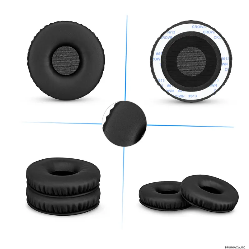 Oreillettes de remplacement pour écouteurs SONY MDR-XB450, XB450AP, XB550AP-cuir PU souple et mousse à mémoire de forme