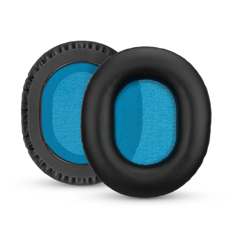 Oreillettes de remplacement pour écouteurs Sennheiser HD8 / HD8 DJ / HD6 Mix - Cuir PU souple et mousse à mémoire de forme